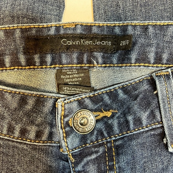 Calvin Klein Lean Boot 28 / 6 blue jeans - Picture 3 of 6